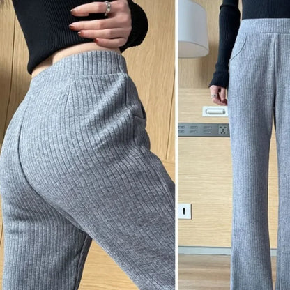 Dames Oversized Schlagbroek Zwart Losse Fit