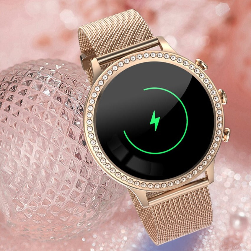 Digitaal Polshorloge met Gezondheidssensor Touchscreen Waterdicht IP68 Noodoproep 14 Dagen Batterij Smartwatch