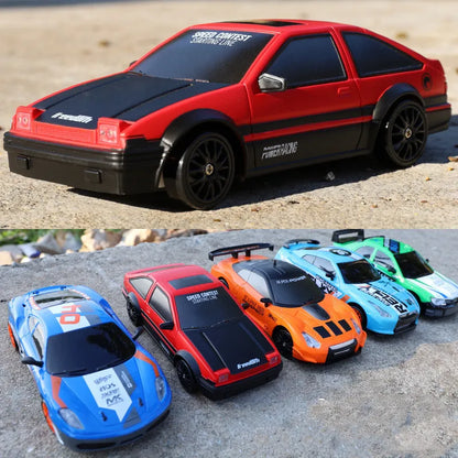 Minidrifter speelgoedauto RC-auto drift racer 2.4GHz afstandsbediening snelheid indoor outdoor kids jongens meisjes cadeau radiobestuurbare auto elektrisch voertuig