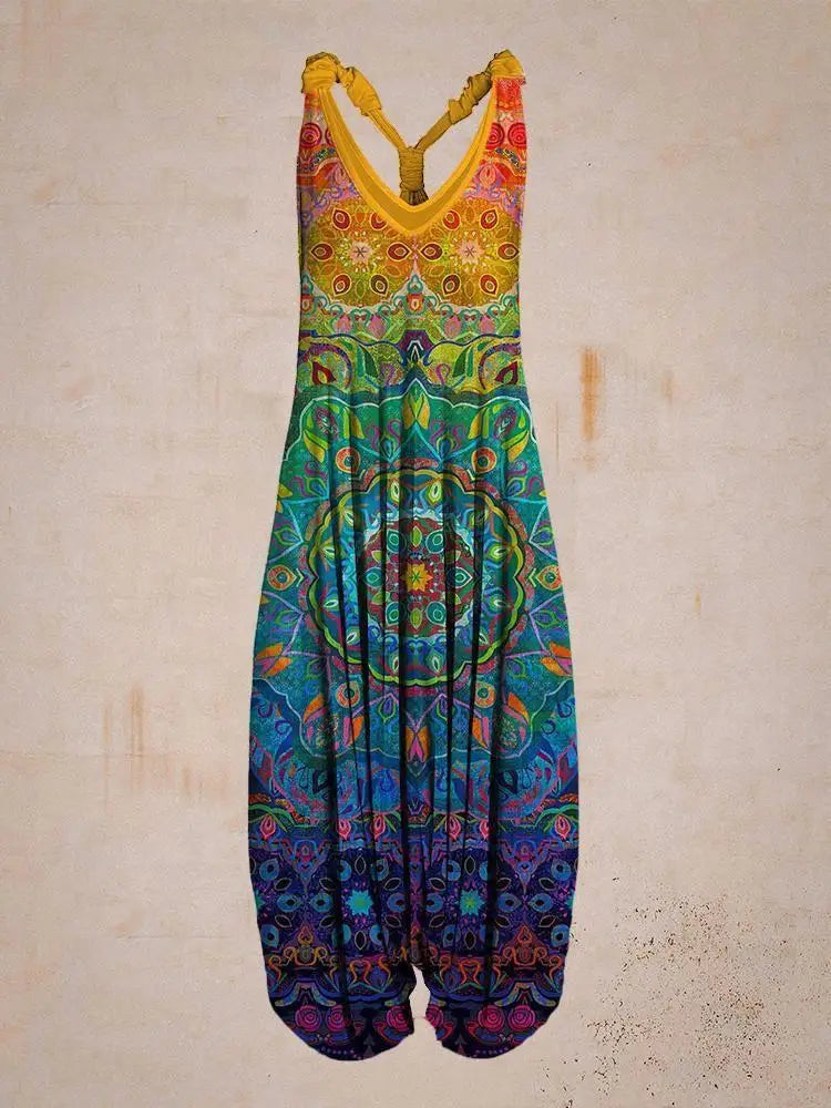 Luchtige Jumpsuit Boho Stijl Zomerjurk