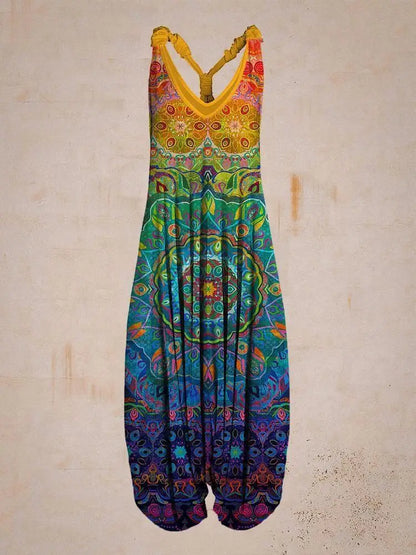 Luchtige Jumpsuit Boho Stijl Zomerjurk