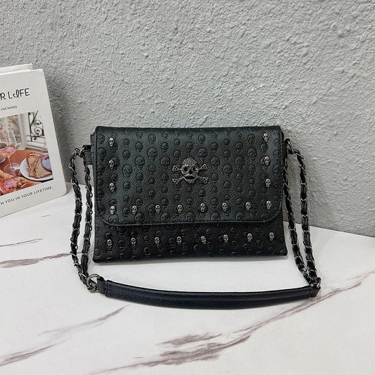 Luxe Crossbody Tasje met Riem en Rivet Details - StudioMarella