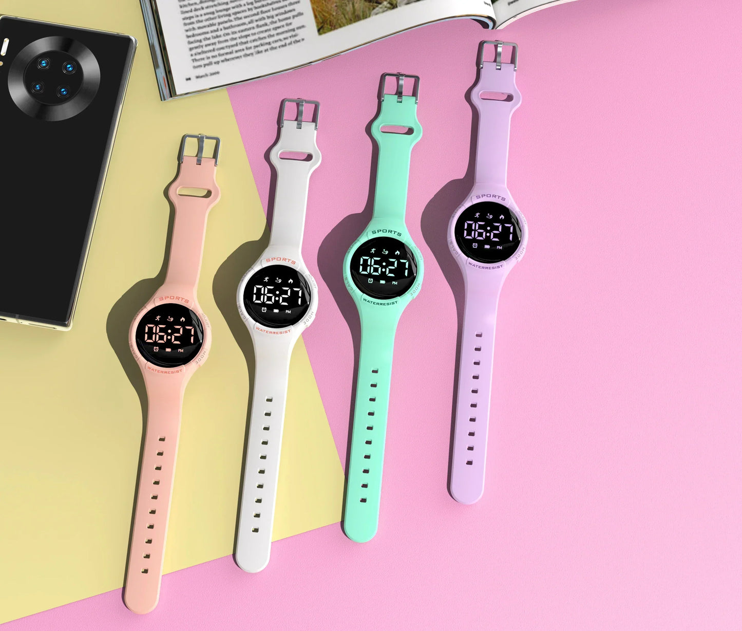 Smartwatch voor Kinderen met IP68 Waterdichtheid & 3D Sporttracking – Actief Tracker Horloge voor School & Sport