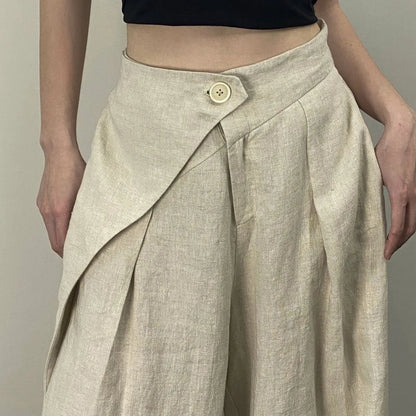 Wijde Broek Asymmetrisch Model voor Vrouw - StudioMarella