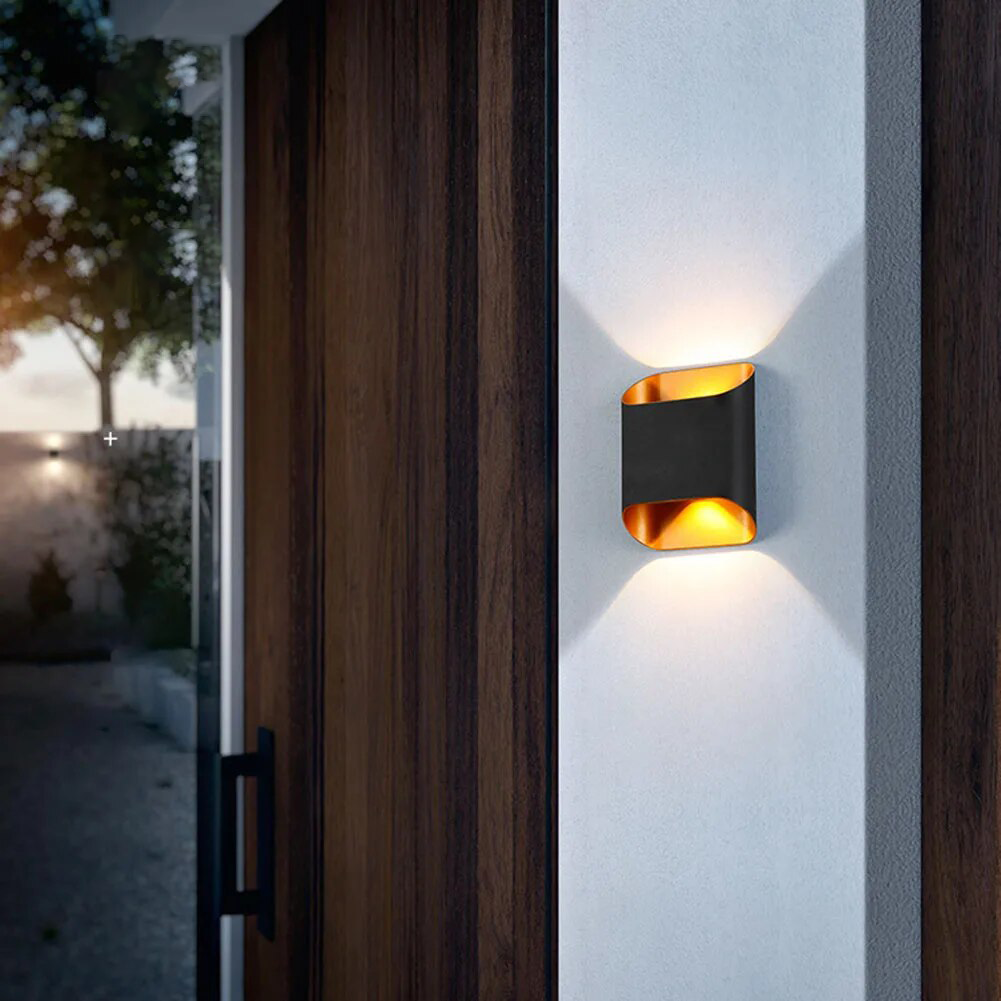 Moderne LED Buitenwandlamp IP65 Waterdicht – Stijlvolle Tuinverlichting voor Gevel & Terras