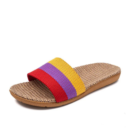 Linnen Sandalen voor Vrouw Comfortabel Zomer