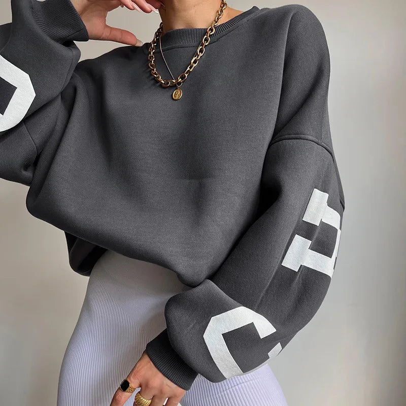Grote Sweatshirt Casual Chandra Kleding Comfortabel