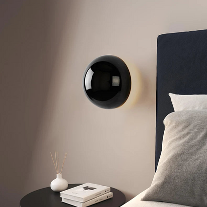 Ronde Wandlamp LED Glas IJzer Sfeerverlichting Hal Slaapkamer Woonkamer Minimalistische Wandverlichting Scandinavisch Interieur