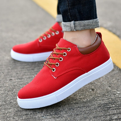 Heren Sneakers Leren Casual Schoenen Zwart Stijlvol