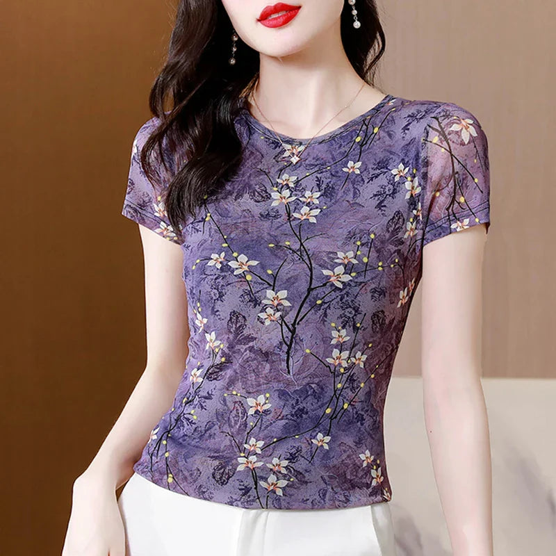 Lichtgewicht Zomer Top Mesh Dame - StudioMarella