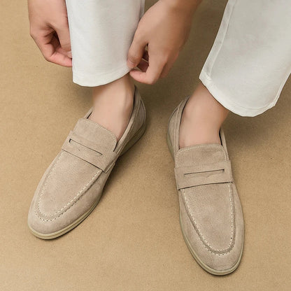 Leren Mocassino Schoenen Italiaanse Stijl