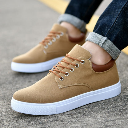 Heren Sneakers Leren Casual Schoenen Zwart Stijlvol