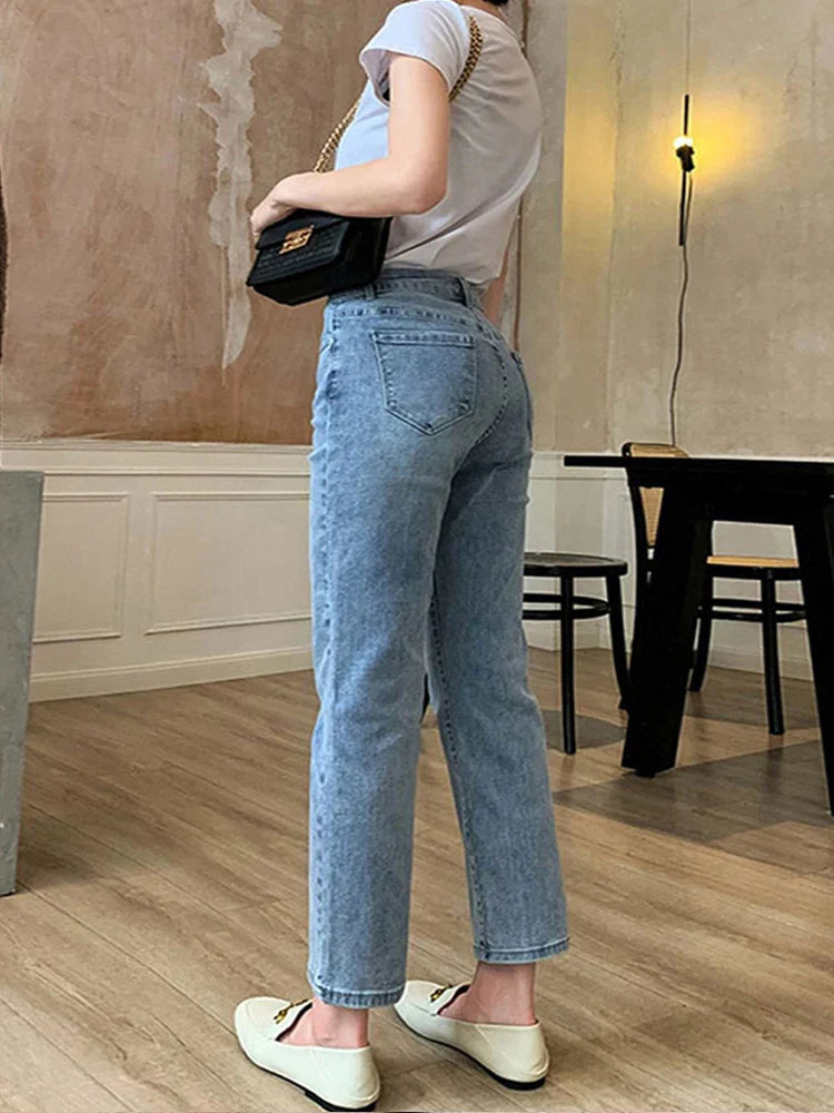 Stijlvolle Skinny Jeans Denim Blauw