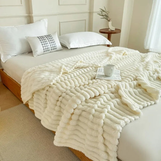 Sansoti Flanellen Dekbedovertrek 240x220 cm | Zacht Fleece & Dubbelzijdig | Luxe Hotelcomfort