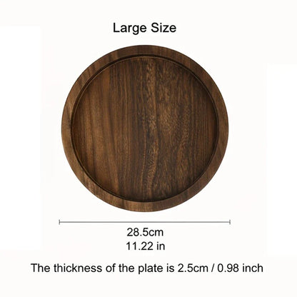 Salontafel Decoratie Ronde Houten Dienblad Farmhouse Stijl Centerpiece