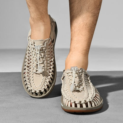 Gevlochten Dames Sandalen – Ademend Design – Lichtgewicht Zomerschoeisel – Flexibele Gummizool – Meerdere Kleuren Verkrijgbaar