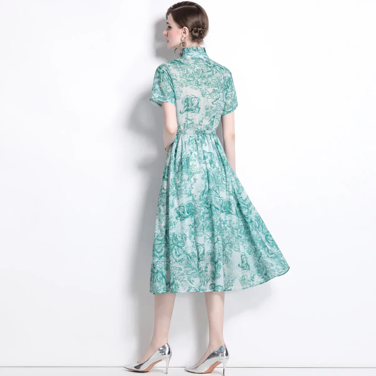 Zomerjurk Retro Vrouwen Jurk Mode