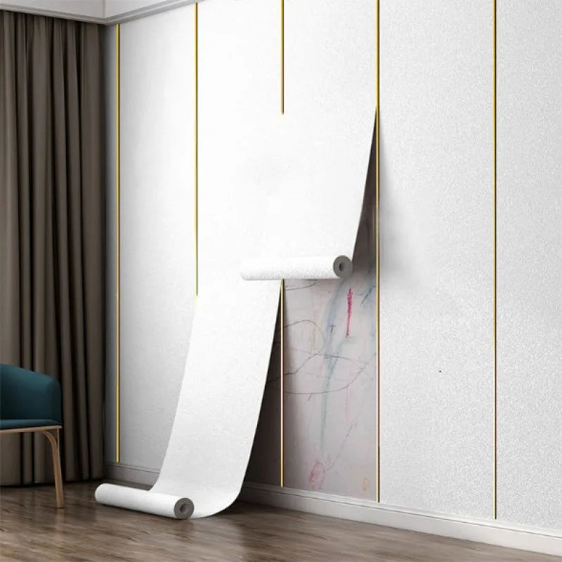 Zelfklevend Behang Linnen 3D 50cm Diatoom Wandpaneel Woonkamer Slaapkamer Muurdecoratie Zelfklevend Schuim Wandbekleding Rol