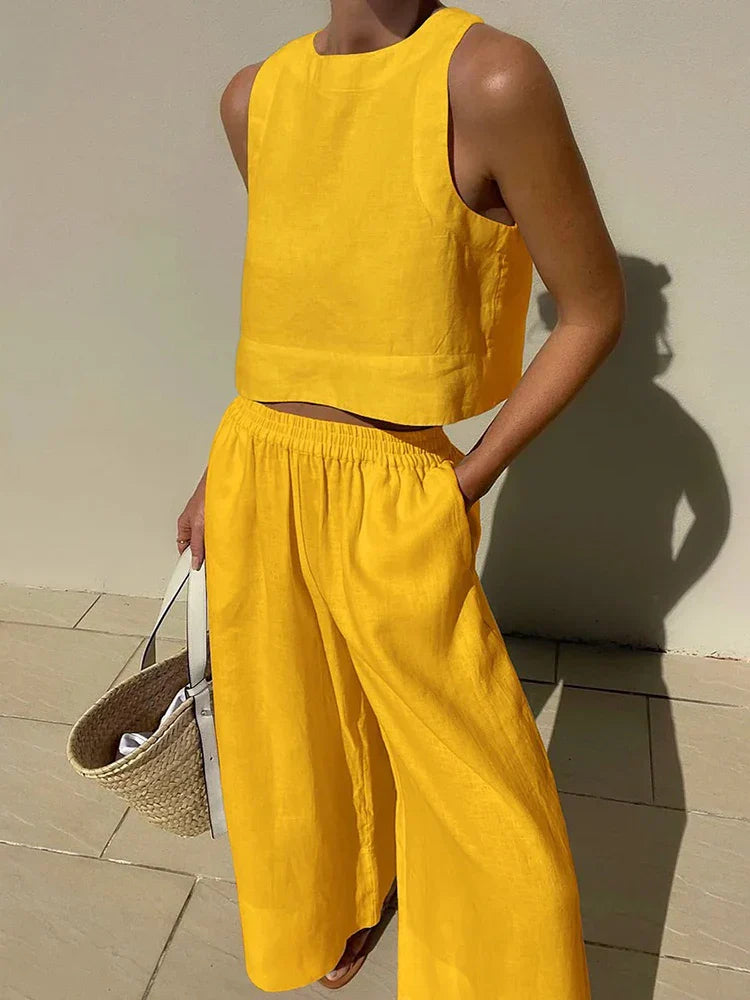 Zomerjurk Set Vrouwelijk Elegant Licht