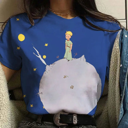 Kleurrijke Tees met Cartoon Print voor Mannen en Vrouwen