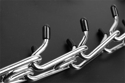 Correctieband Hond Verstelbaar met Gummitips Zwart voor Trainingscontrole | Anti-Trek Trainingsband Metaal met Veilige Pinnen