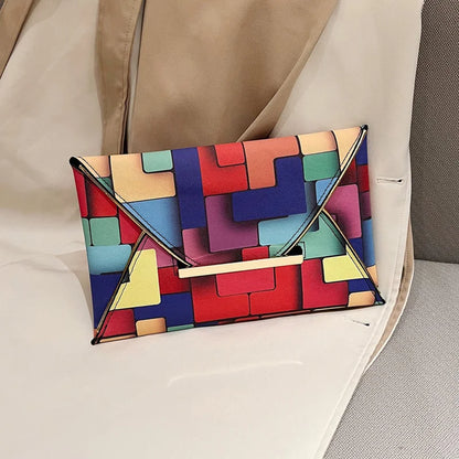 Regenboog Clutch Tasje Kleurrijk Design
