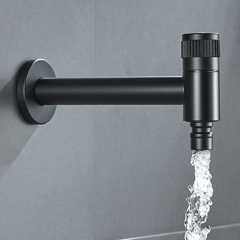 Moderne Wateraansluitkraan met Wandmontage – Outdoor Tuinkraan met Messing Kernklep