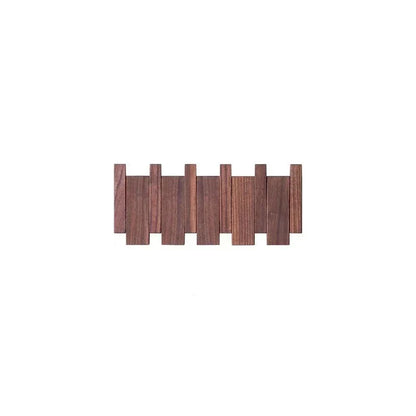 Magnetische Wandkapstok Beuken & Walnoot – Inklapbare Haken Duurzaam FSC-Hout Smal Design Hal Entree Slaapkamer Scandinavisch