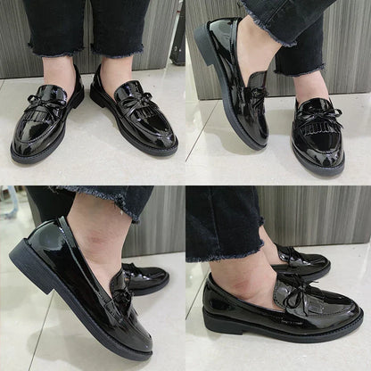 Zwarte Loafers Luxe Leer Schoenen