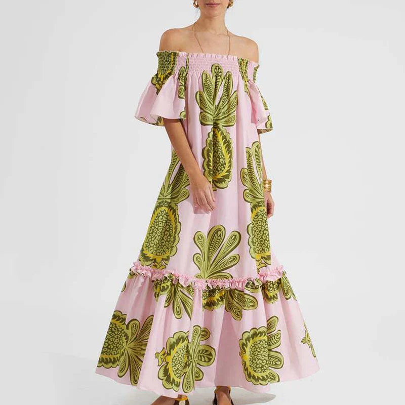 Zomerjurk Vrouw Elegant Korte Mouw