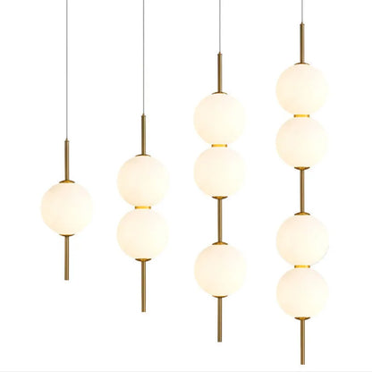 Moderne Glazen Hanglamp met 1, 2, 3 of 4 Lichtpunten – Eigentijds Design voor Slaapkamer, Eetkamer, Woonkamer