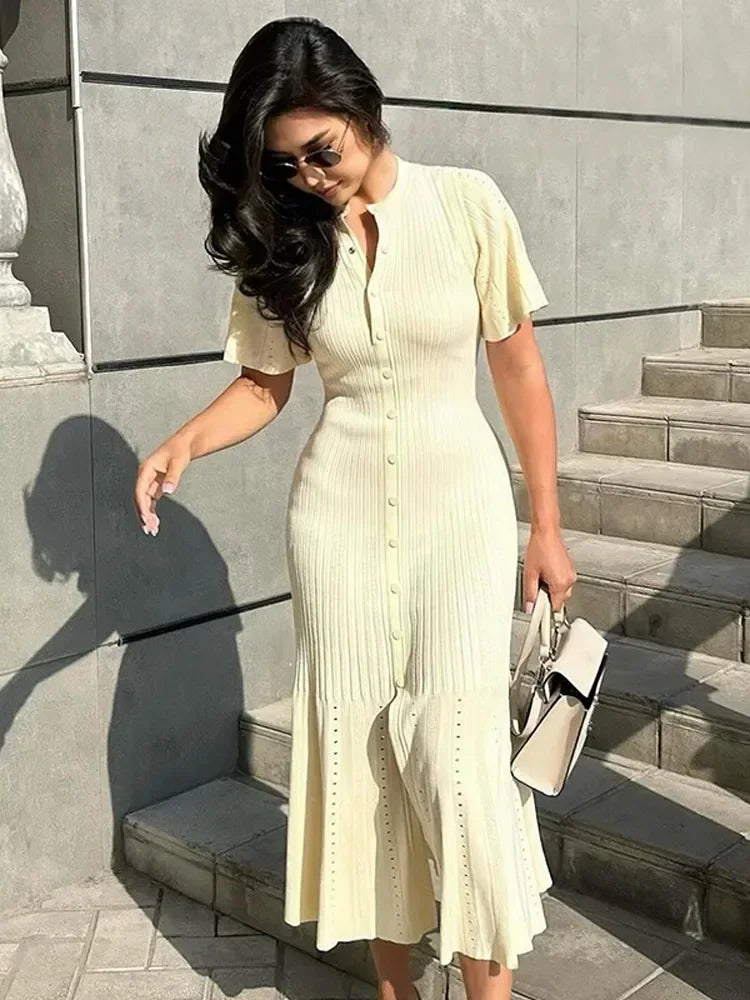 Elegante Zwart Jurk voor Vrouw Kort Model - StudioMarella