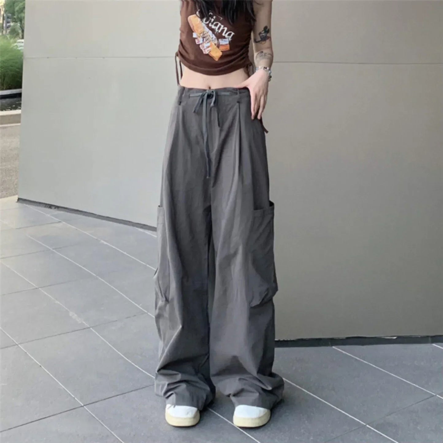 Witte Cargo Broek Casual Damestijl