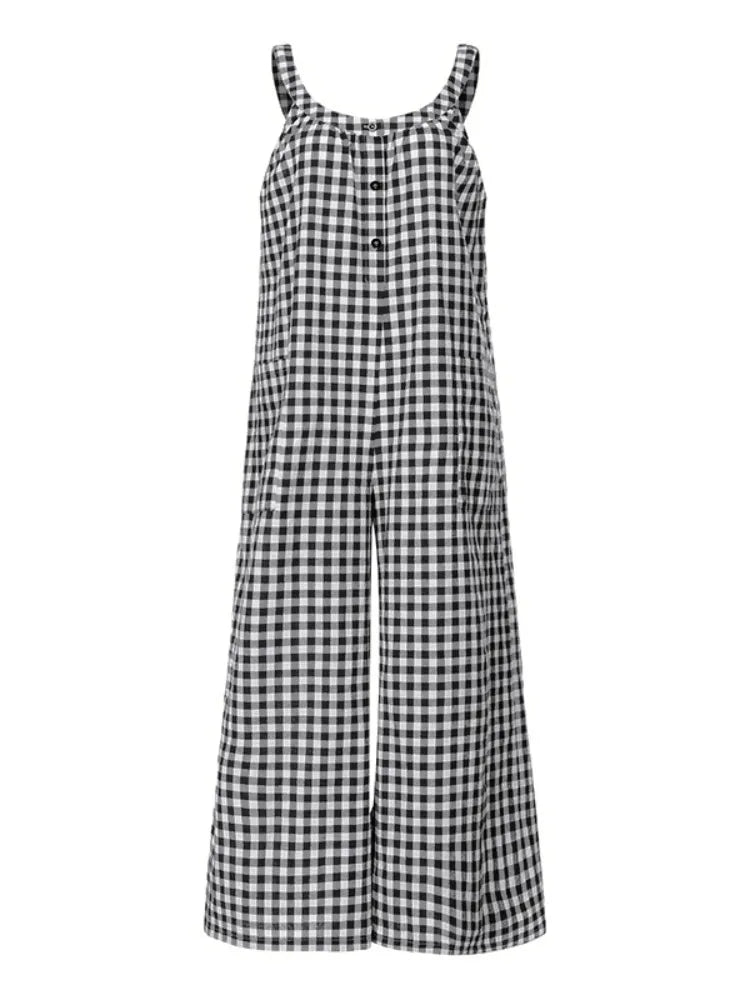 Zomer Jumpsuit Vrouwelijk Losse Pasvorm