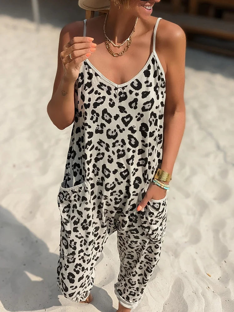 Mouwloze Jumpsuit Zomerjurk voor Dames