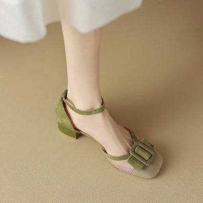 Hoge Hakken Mesh Trendy Chic Dameschoenen