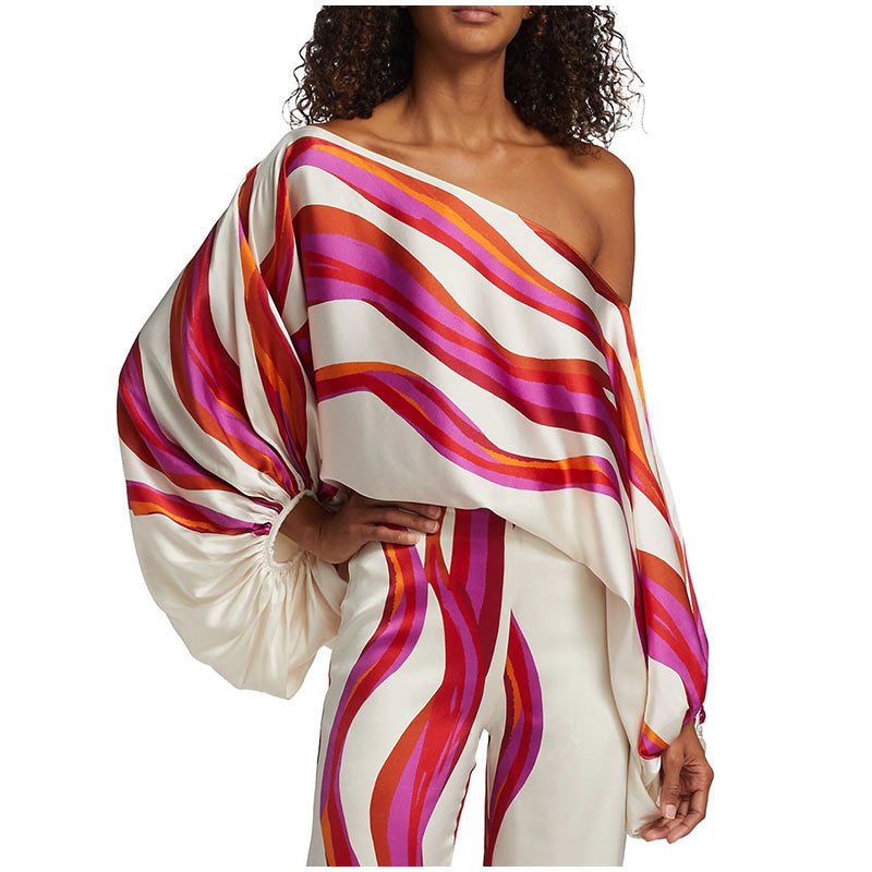 Tweedelige Off-Shoulder Set voor Vrouw Zomerse Jurk
