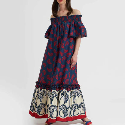 Zomerjurk Vrouw Elegant Korte Mouw