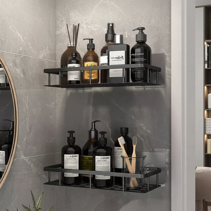 Badkamerplank Zelfklevend Boren ABS RVS Hoekplank Douche Scandinavisch Modern