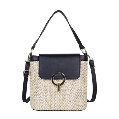 Kleine Stro Tassen voor Dames Zomerse Strandlook