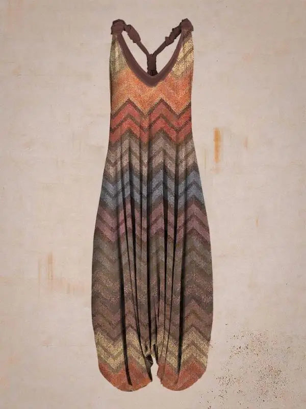 Luchtige Jumpsuit Boho Stijl Zomerjurk