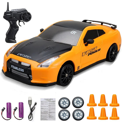 Minidrifter speelgoedauto RC-auto drift racer 2.4GHz afstandsbediening snelheid indoor outdoor kids jongens meisjes cadeau radiobestuurbare auto elektrisch voertuig
