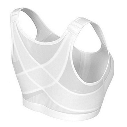 Houdingscorrigerende Comfortbeha met Voorsluit Zwart Beige Wit