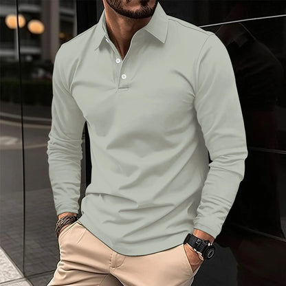 Mannen Polo Shirt Klassiek Wolfgang Wit Blauw