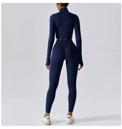 Vrouwensportset Naadloos Ademend Sport Legging