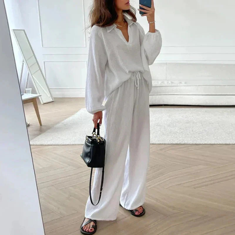 Elegante Lucia Stijl Tweedelige Set voor Dames - StudioMarella