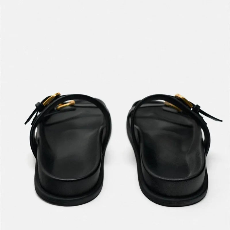Zandalen voor Vrouwen Comfortabele Gele Sandalen