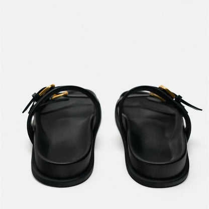 Zandalen voor Vrouwen Comfortabele Gele Sandalen