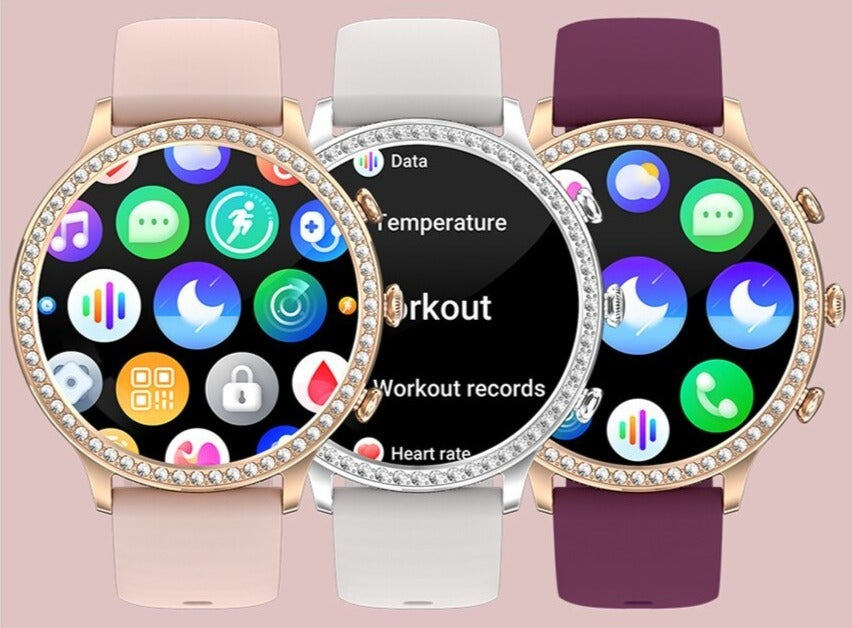 Digitaal Polshorloge met Gezondheidssensor Touchscreen Waterdicht IP68 Noodoproep 14 Dagen Batterij Smartwatch
