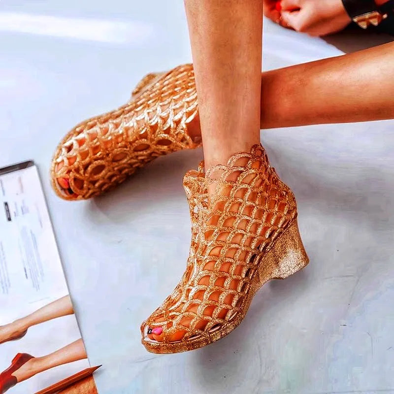 Luxe Wedge Zomersandalen voor Vrouwen